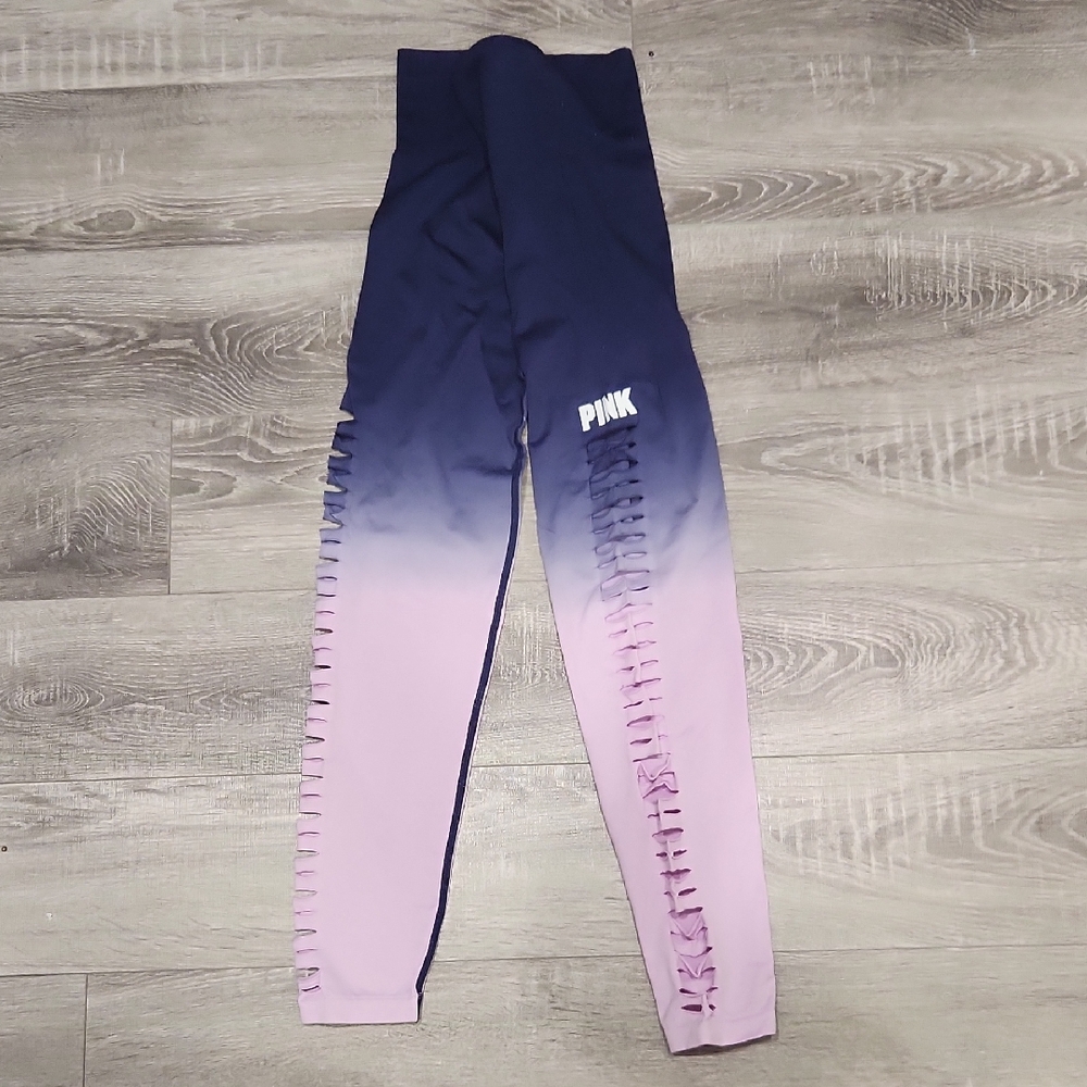 PINK Victoria's Secret Purple Ombre Leggings